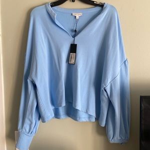 Gianni bini baby blue sweater